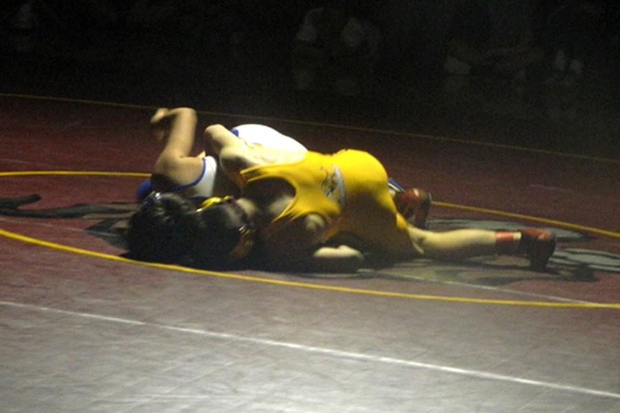 Cavin wins JV Wrestling Counties