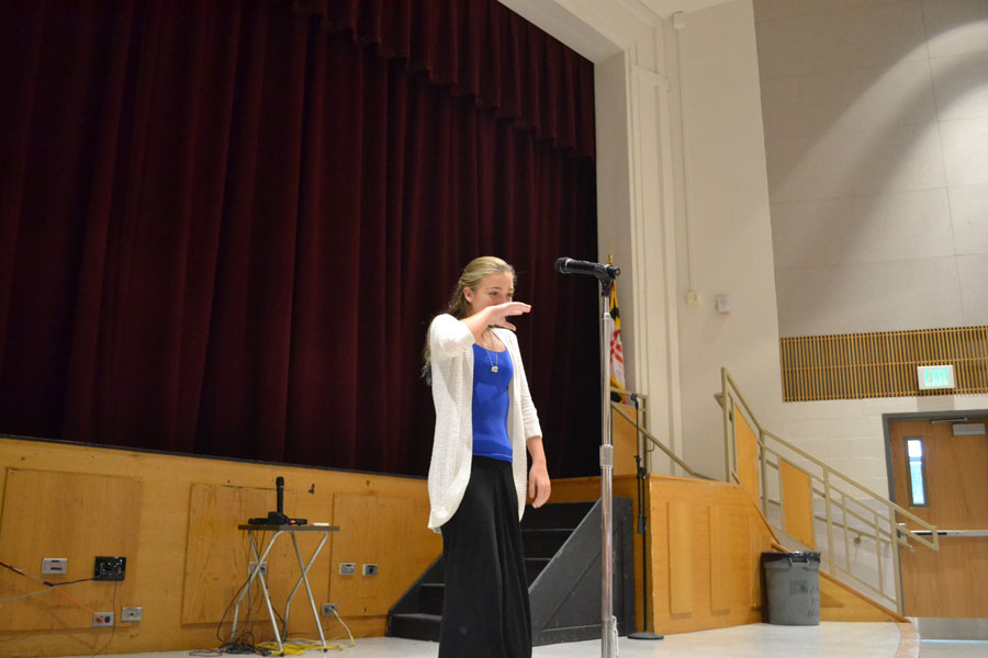 Poetry Out Loud competition held