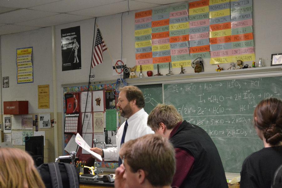 Chemistry Club conducts experiments