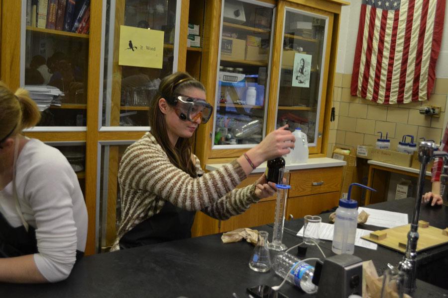 Chemistry Club conducts experiments