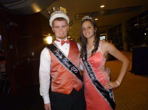 World History teacher Edward Martin was prom king at his senior prom in 10. His date is now his fiancée.