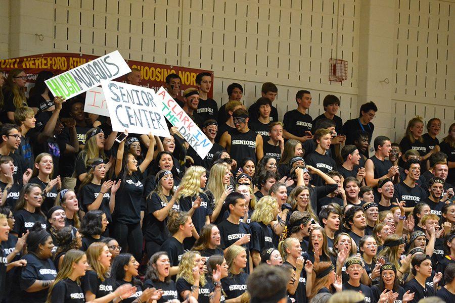 Seniors roared with excitement at the 2016-17 Pep Rally