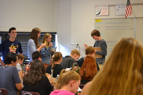 Students prepare for the Annual University of Maryland High School Mathematics Competition on Wednesday Oct. 26. The competition has been held for the past 38 years.