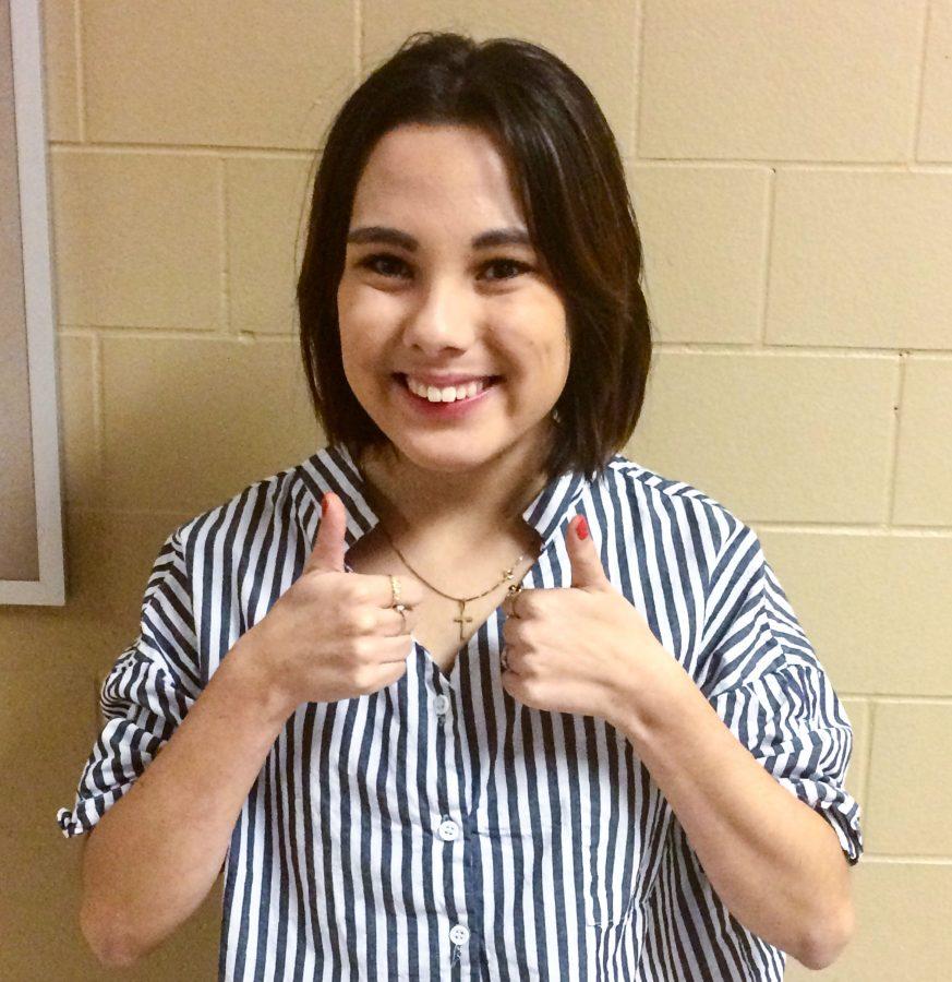 Staff member Caitlynn Hickey ('17) looks forward to the upcoming year. "I just want 2016 to be over," Hickey said. 