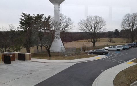 The view from the second story window shows the Hereford landscape. The last snow day we had was last year.