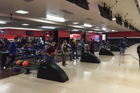 Allied Bowlers converse and bowl together. They competed at the Championships on Feb 15