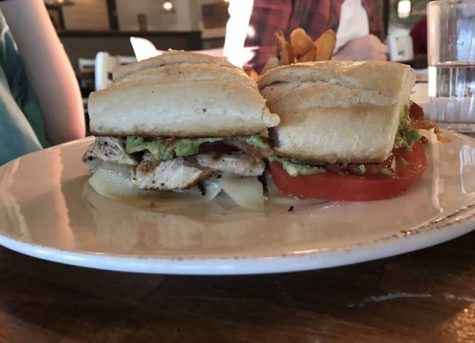 The chicken provolone panini should have been called a sub or haogie, because it was served on a sub roll that showed no evidence of being under a panini press.