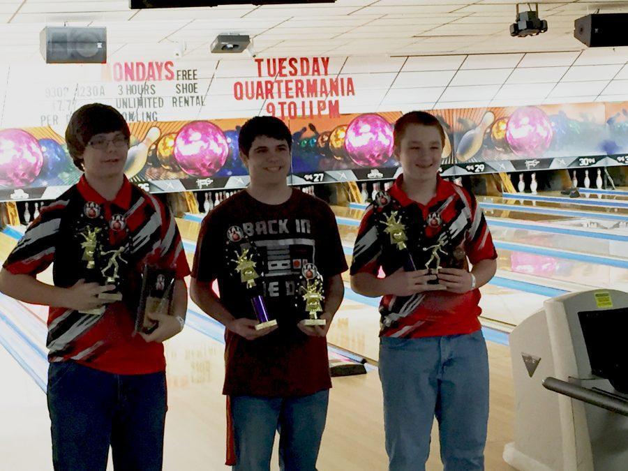 Allied+bowler+Addison+Leisher+%2820%29+stands+among+winners+of+the+Pennsylvania+Junior+Bowling+Tournament.++Liesher+has+won+over+800%24+in+scholarship+money+in+his+bowling+efforts.