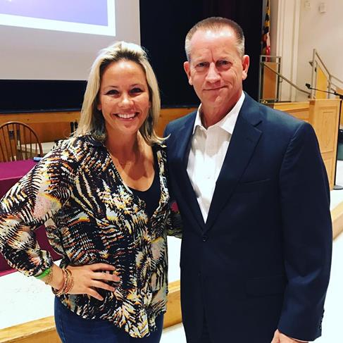 Julia Edwards and Keith Mills are recovering drug addicts that took the time to talk to students about drug and alcohol addiction at an assembly.