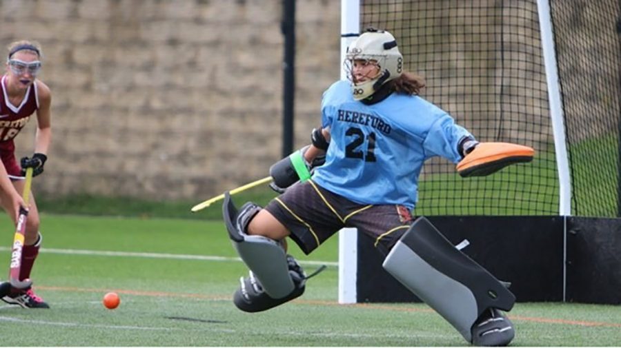 Kelbaugh stretches to cover the far post in a regular season match up. 