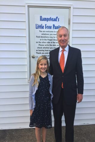 Mackenzie Greenwood is awarded he William Donald Schaffer Helping People Award by State Comptroller Peter Franchot. She was the youngest Marylander to win this award. 
