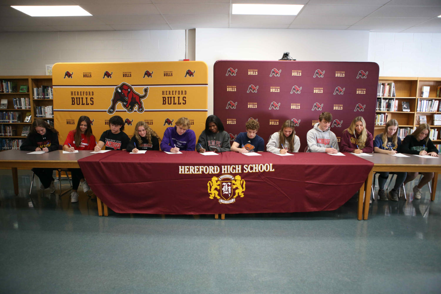 Athletes sign out of Hereford and into college